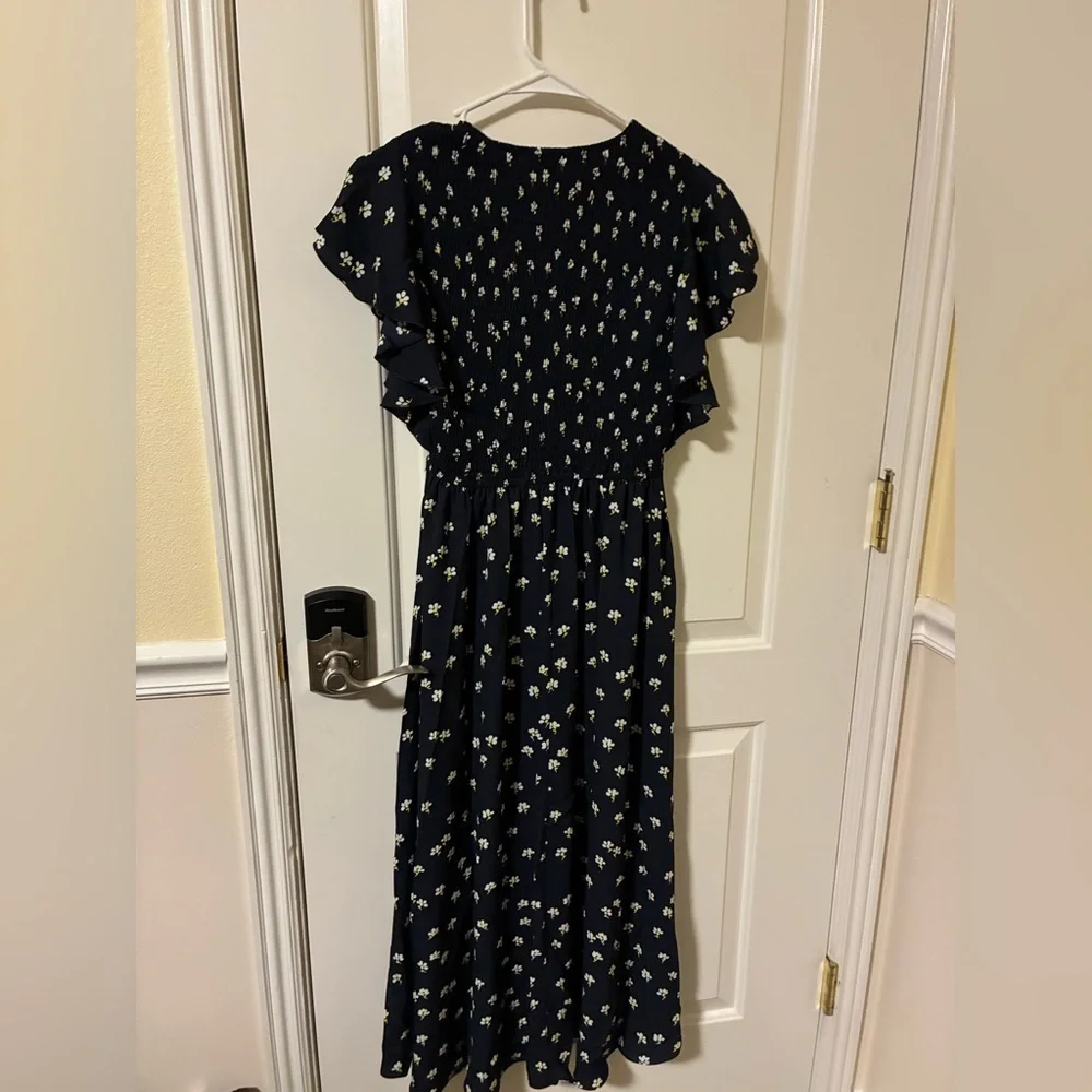 NWOT Kate spade blue floral maxi dress size 0